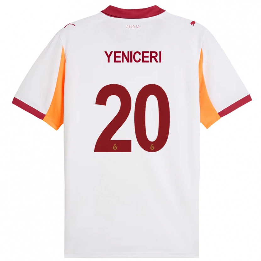 Danxen Dames Berna Yeniçeri #20 Wit Rood Uitshirt Uittenue 2025/26 T-Shirt België