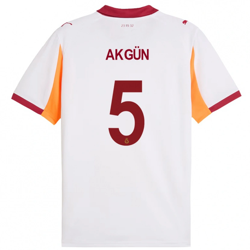 Danxen Dames Cihan Akgün #5 Wit Rood Uitshirt Uittenue 2025/26 T-Shirt België