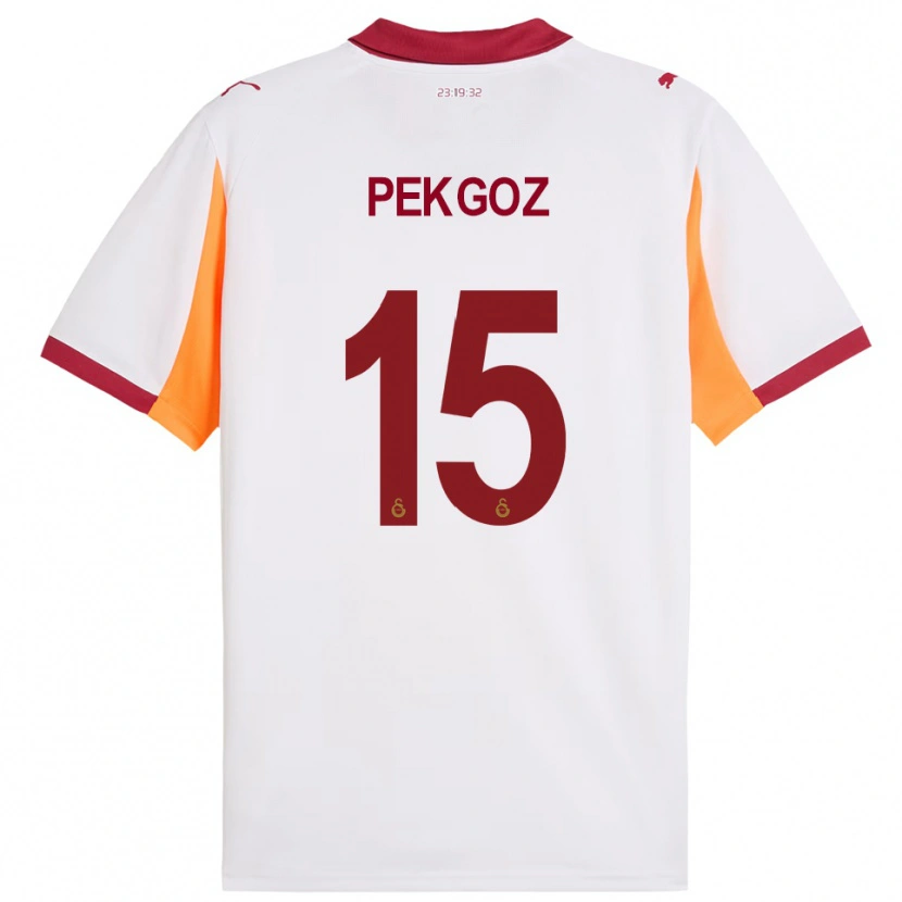 Danxen Dames Berra Pekgöz #15 Wit Rood Uitshirt Uittenue 2025/26 T-Shirt België