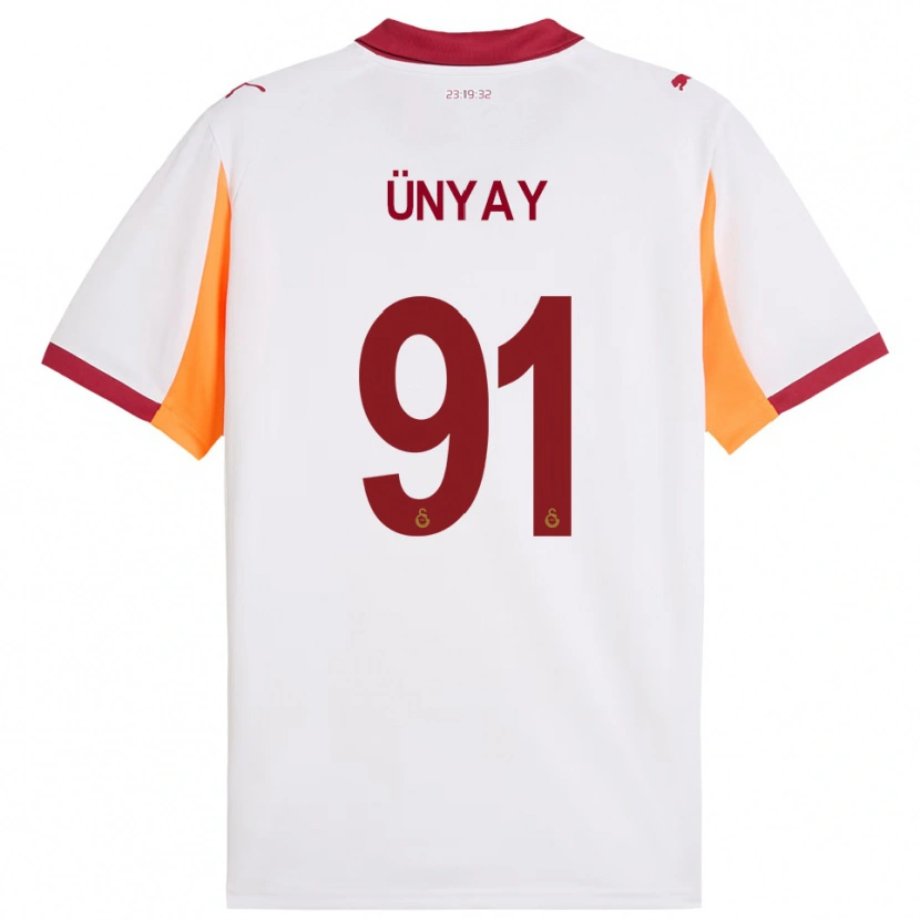 Danxen Dames Arda Ünyay #91 Wit Rood Uitshirt Uittenue 2025/26 T-Shirt België