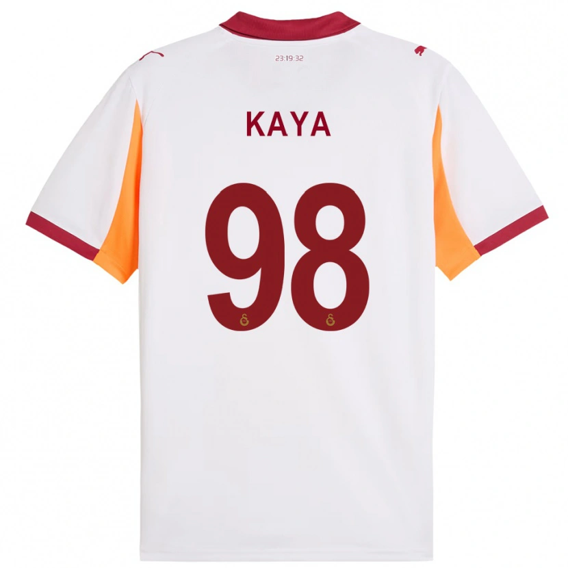 Danxen Dames Eren Kaya #98 Wit Rood Uitshirt Uittenue 2025/26 T-Shirt België