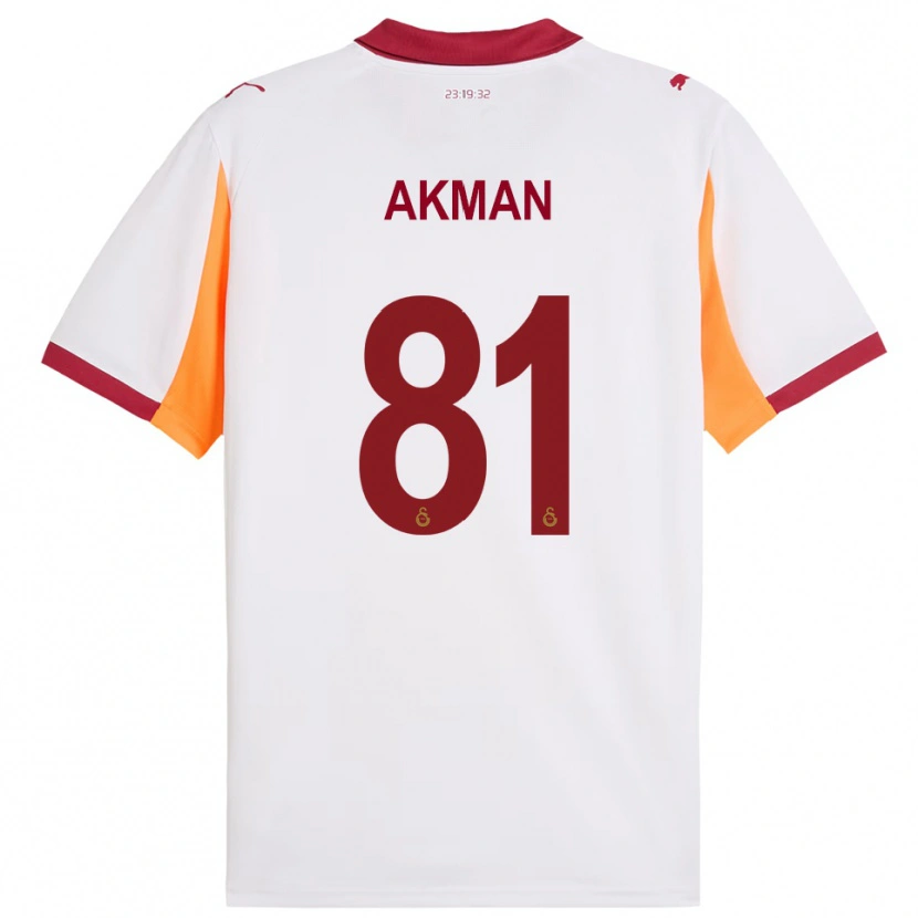 Danxen Dames Hamza Akman #81 Wit Rood Uitshirt Uittenue 2025/26 T-Shirt België