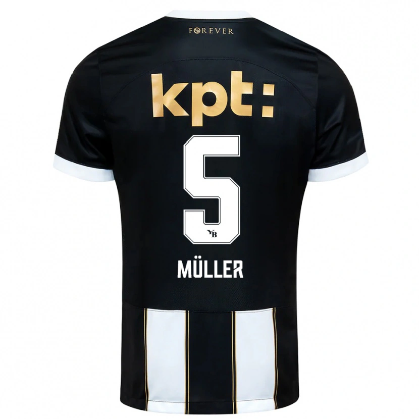 Danxen Dames Loy Müller #5 Zwart Wit Uitshirt Uittenue 2025/26 T-Shirt België