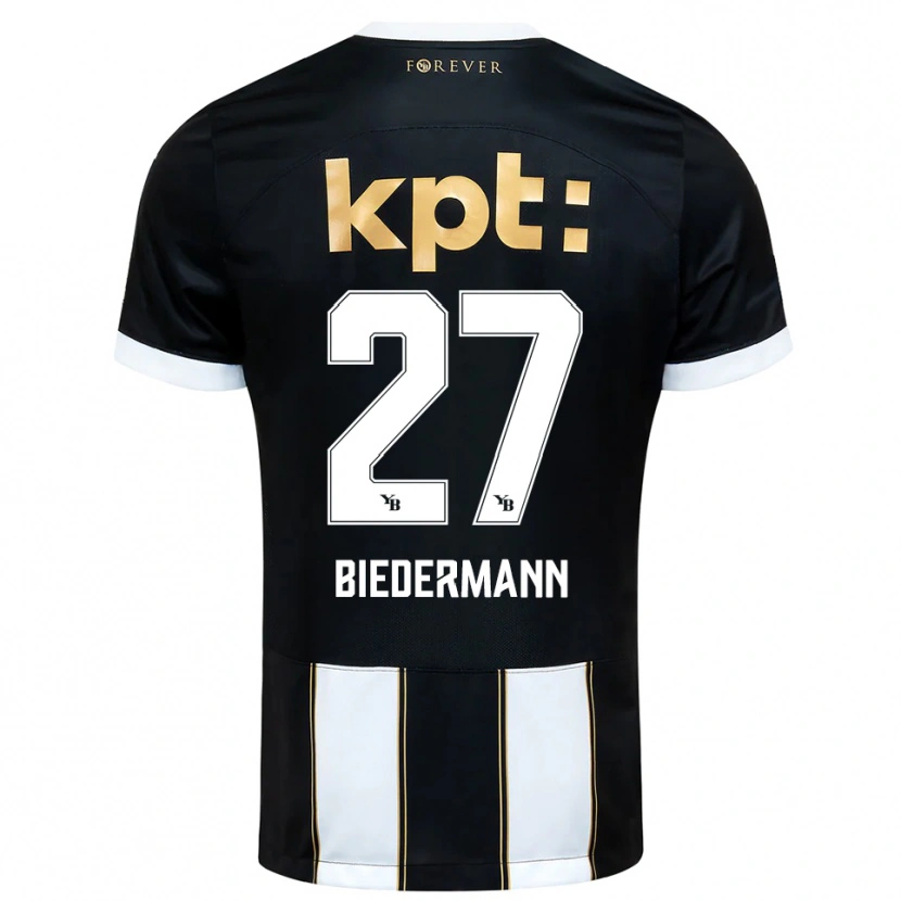 Danxen Dames Tamara Biedermann #27 Zwart Wit Uitshirt Uittenue 2025/26 T-Shirt België