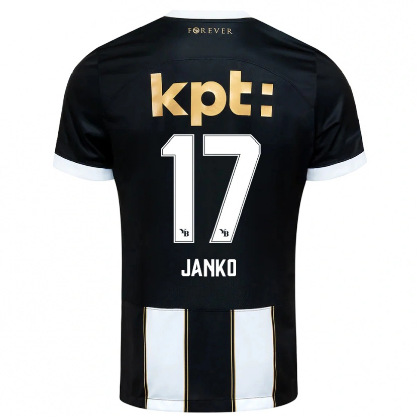 Danxen Dames Saidy Janko #17 Zwart Wit Uitshirt Uittenue 2025/26 T-Shirt België