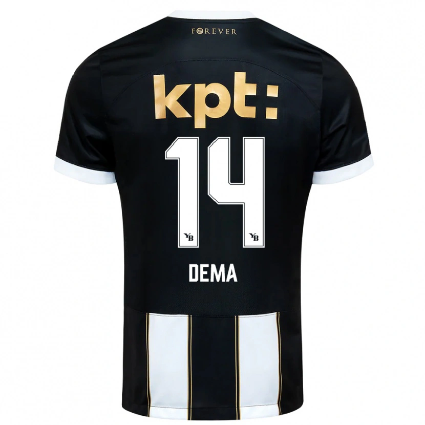 Danxen Dames Jashar Dema #14 Zwart Wit Uitshirt Uittenue 2025/26 T-Shirt België
