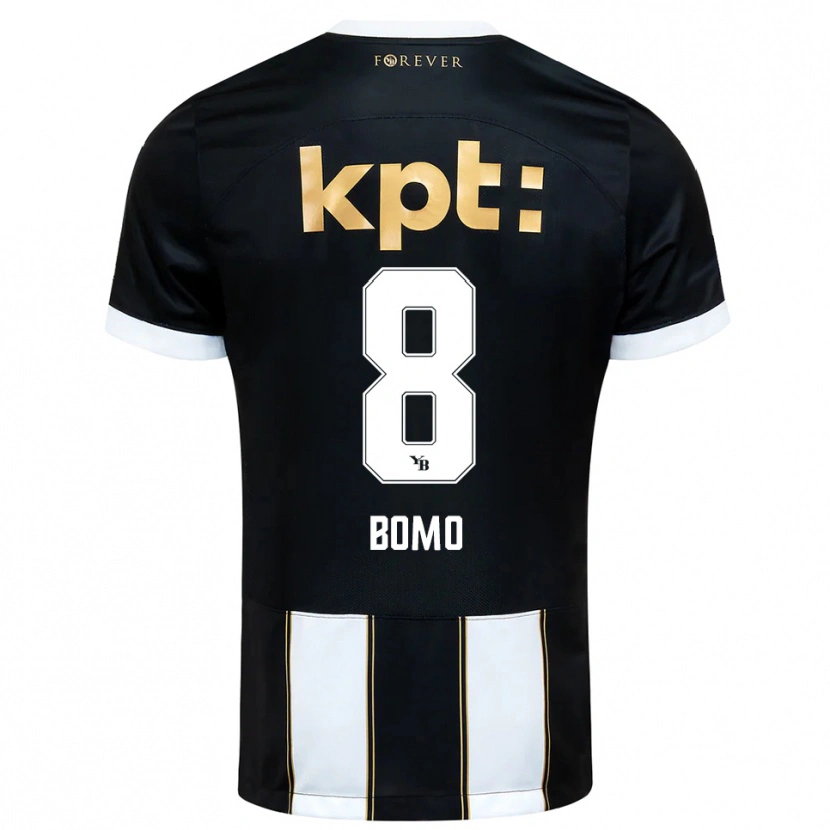Danxen Dames Jacques Bomo #8 Zwart Wit Uitshirt Uittenue 2025/26 T-Shirt België