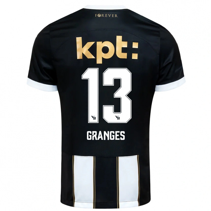 Danxen Dames Malaurie Granges #13 Zwart Wit Uitshirt Uittenue 2025/26 T-Shirt België
