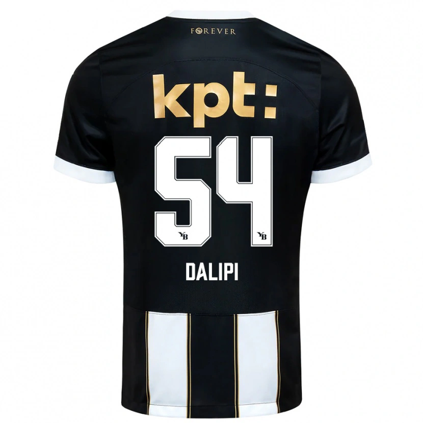Danxen Dames Lutfi Dalipi #54 Zwart Wit Uitshirt Uittenue 2025/26 T-Shirt België