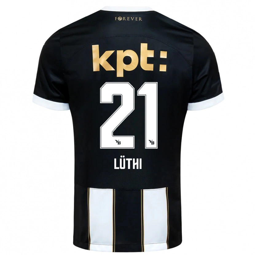 Danxen Dames Janis Lüthi #21 Zwart Wit Uitshirt Uittenue 2025/26 T-Shirt België