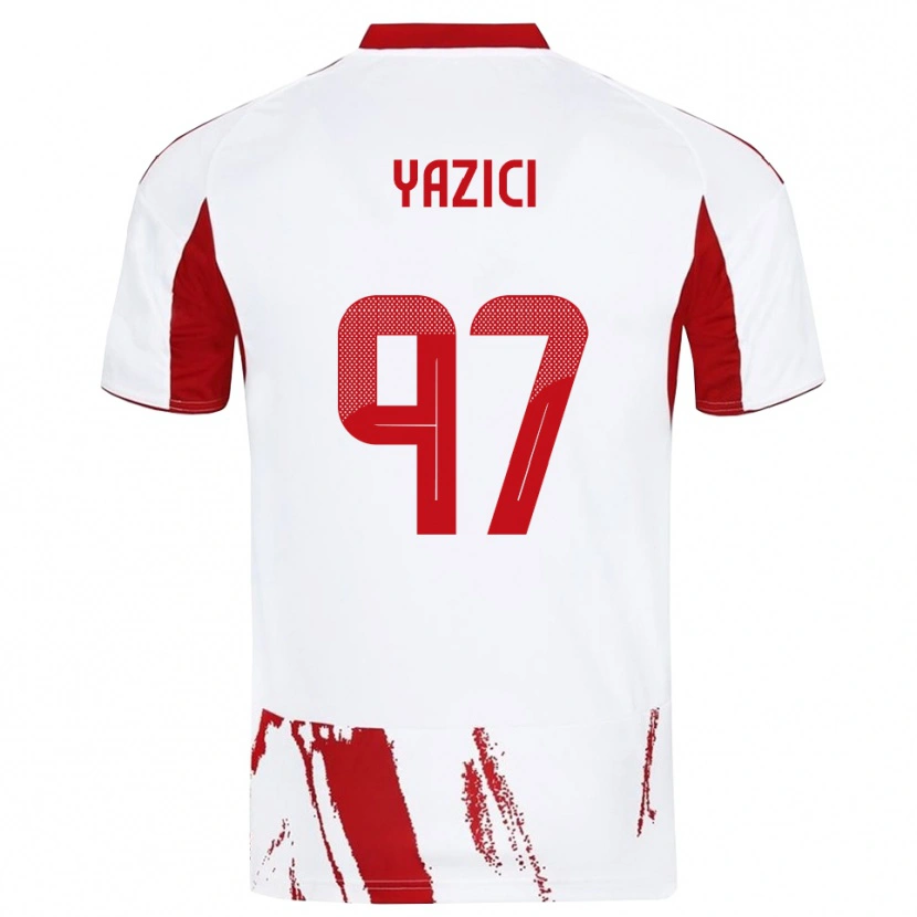 Danxen Dames Yusuf Yazıcı #97 Wit Rood Uitshirt Uittenue 2025/26 T-Shirt België