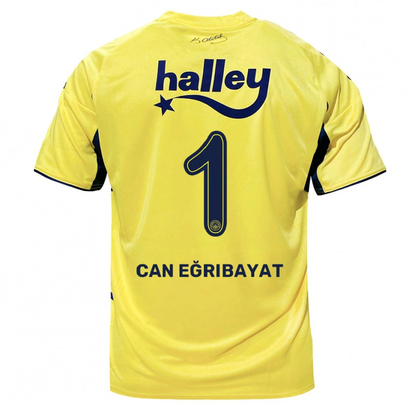 Danxen Dames İrfan Can Eğribayat #1 Geel Donkerblauw Uitshirt Uittenue 2025/26 T-Shirt België