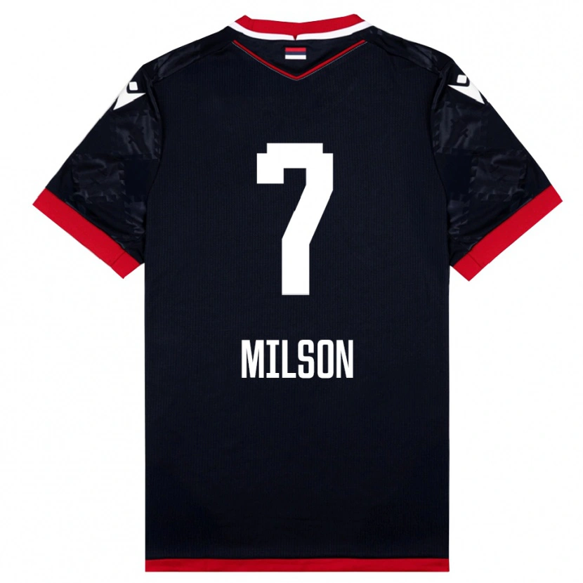 Danxen Dames Milson #7 Zwart Rood Uitshirt Uittenue 2025/26 T-Shirt België