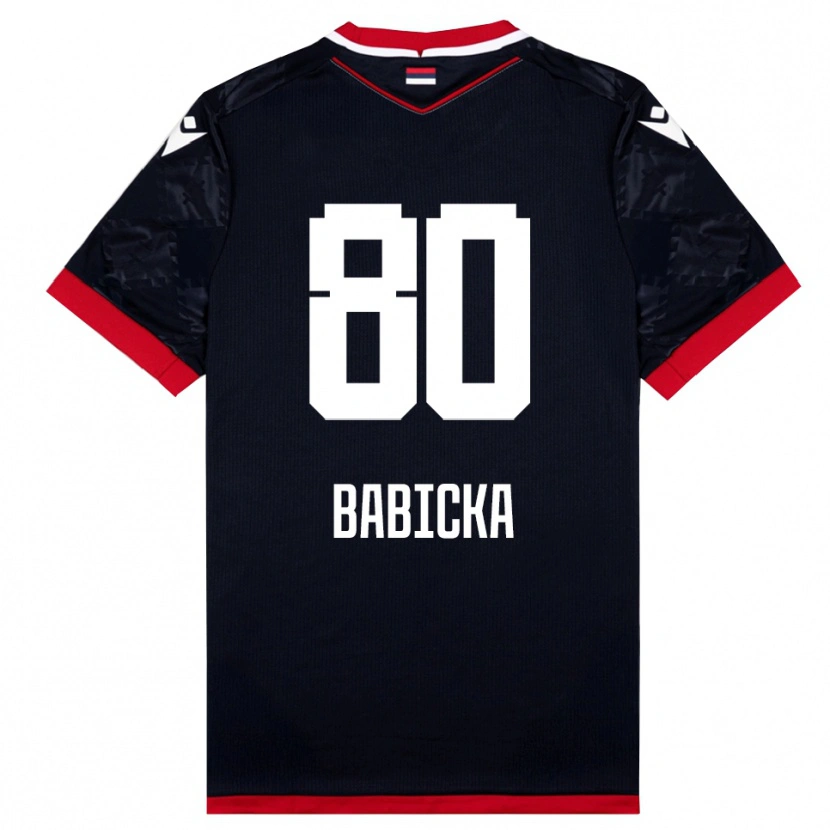 Danxen Dames Shavy Babicka #80 Zwart Rood Uitshirt Uittenue 2025/26 T-Shirt België