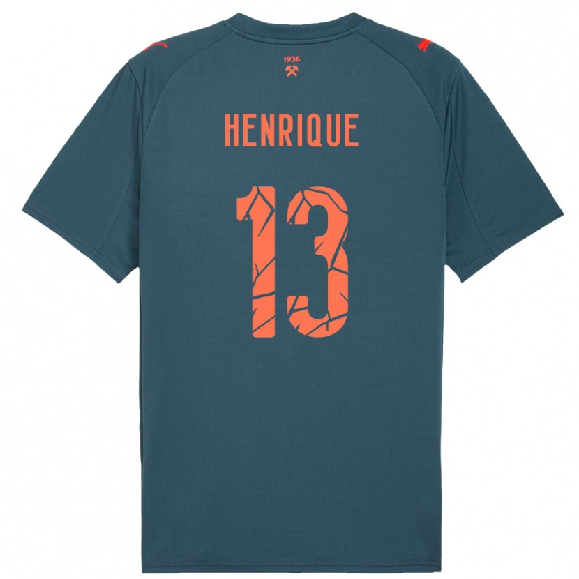 Danxen Dames Pedro Henrique #13 Donkerblauw Rood Uitshirt Uittenue 2025/26 T-Shirt België