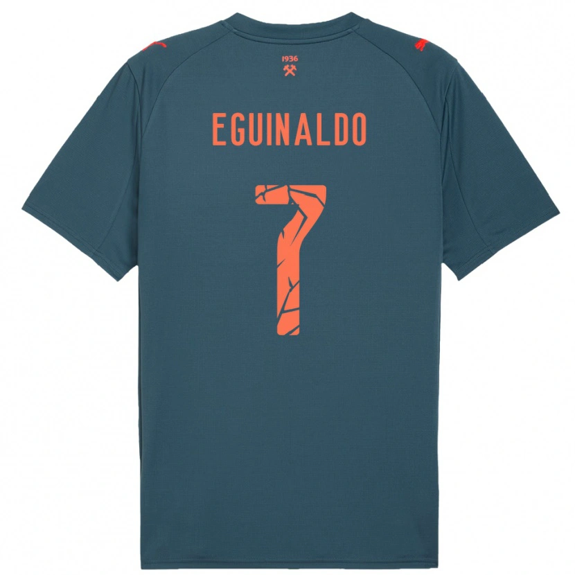 Danxen Dames Eguinaldo #7 Donkerblauw Rood Uitshirt Uittenue 2025/26 T-Shirt België