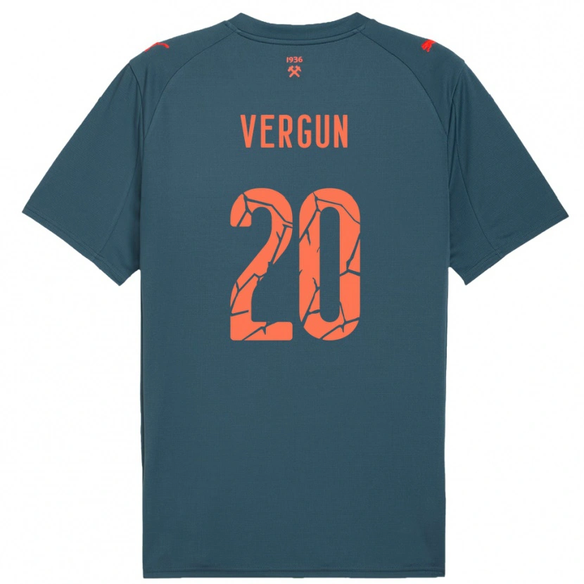 Danxen Dames Ivan Vergun #20 Donkerblauw Rood Uitshirt Uittenue 2025/26 T-Shirt België