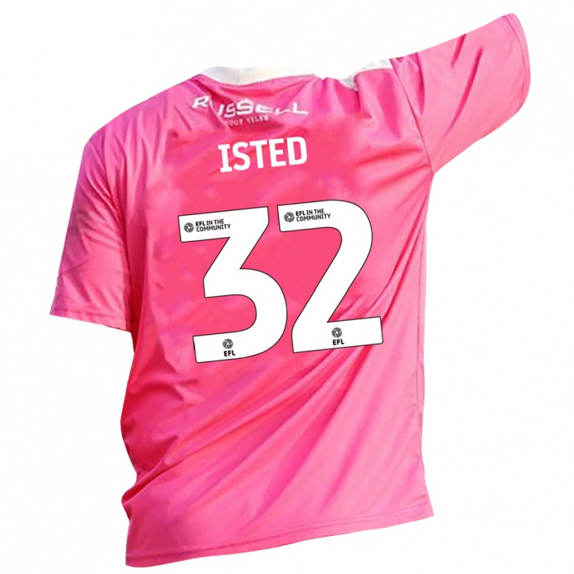 Danxen Kinderen Harry Isted #32 Roze Roze Keepersshirt 2025/26 T-Shirt België