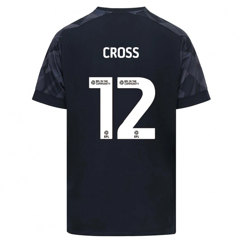 Danxen Kinderen Alex Cross #12 Zwart Wit Keepersshirt 2025/26 T-Shirt België