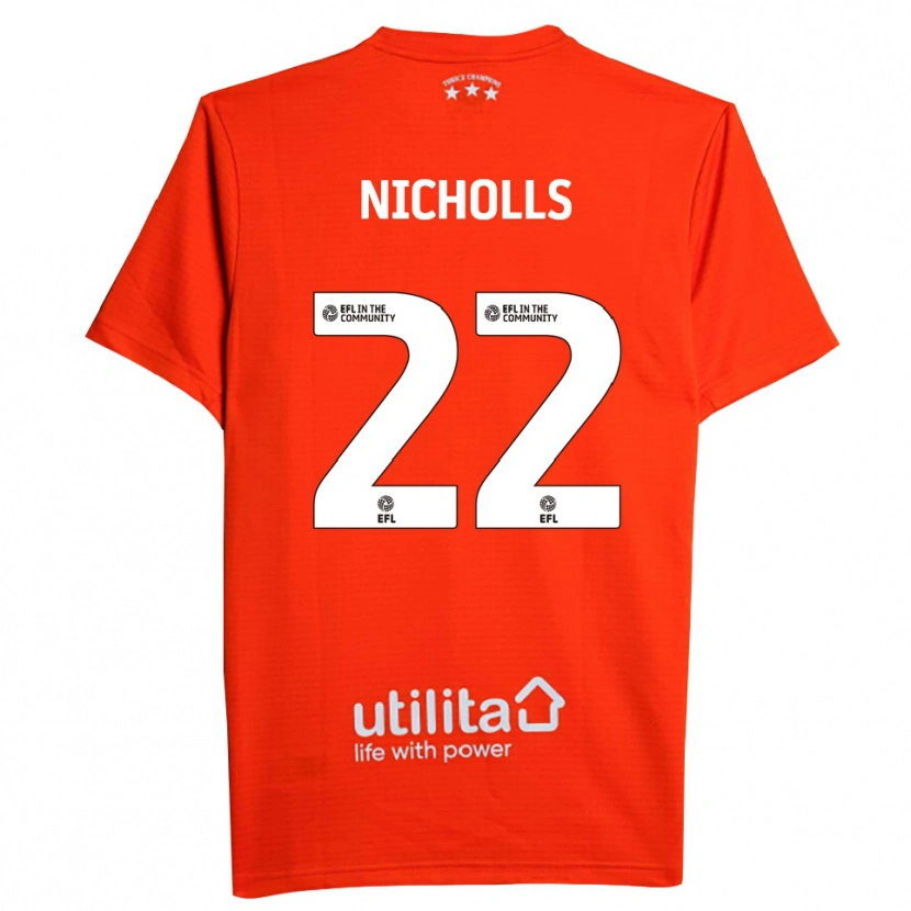 Danxen Kinderen Lee Nicholls #22 Rood Wit Keepersshirt 2025/26 T-Shirt België