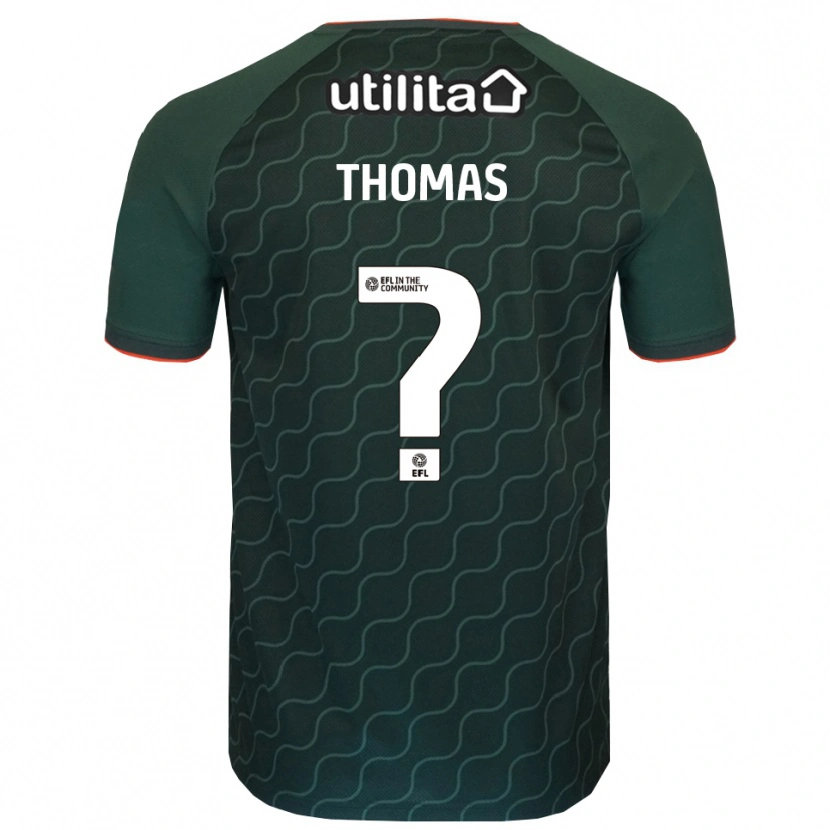 Danxen Kinderen Lucas Thomas #0 Donkergroen Keepersshirt 2025/26 T-Shirt België