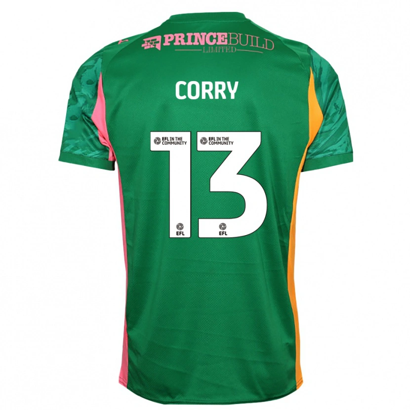 Danxen Kinderen Neive Corry #13 Groen Roze Keepersshirt 2025/26 T-Shirt België