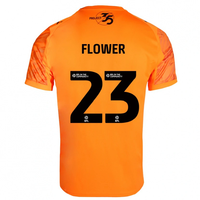Danxen Kinderen Jack Flower #23 Oranje Zwart Keepersshirt 2025/26 T-Shirt België