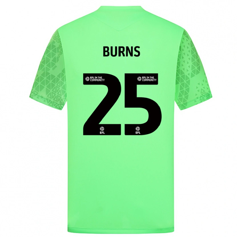 Danxen Kinderen Jacqueline Burns #25 Lichtgroen Keepersshirt 2025/26 T-Shirt België