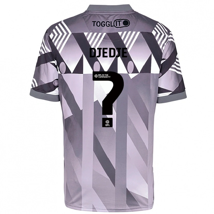 Danxen Kinderen Eterne Djedje #0 Lichtgrijs Keepersshirt 2025/26 T-Shirt België
