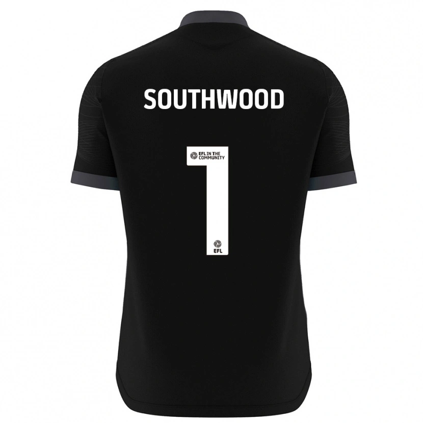 Danxen Kinderen Luke Southwood #1 Zwart Wit Keepersshirt 2025/26 T-Shirt België