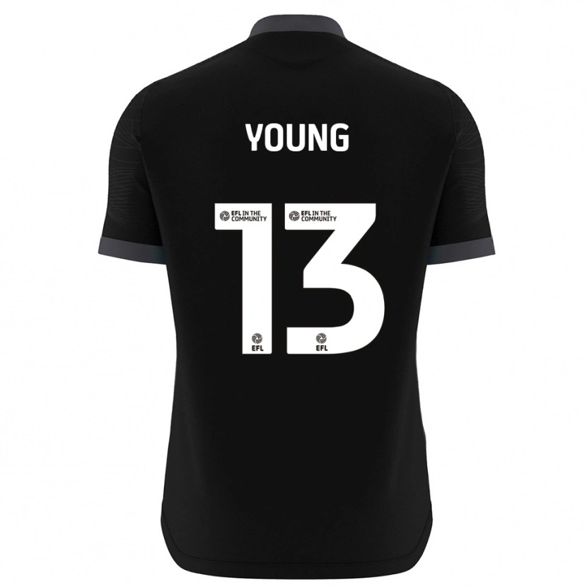 Danxen Kinderen Brad Young #13 Zwart Wit Keepersshirt 2025/26 T-Shirt België