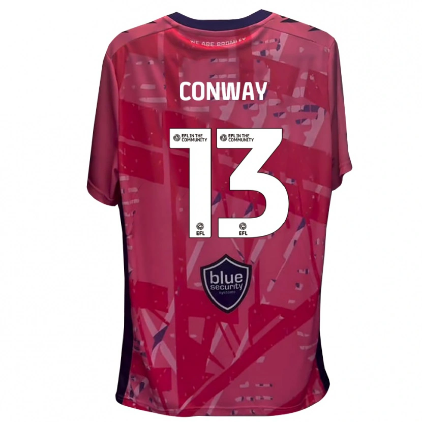 Danxen Kinderen Monty Conway #13 Roze Wit Keepersshirt 2025/26 T-Shirt België