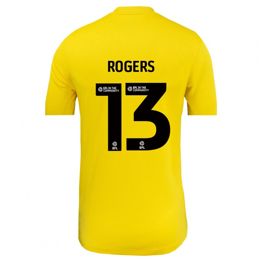 Danxen Kinderen Hayden Rogers #13 Geel Zwart Keepersshirt 2025/26 T-Shirt België