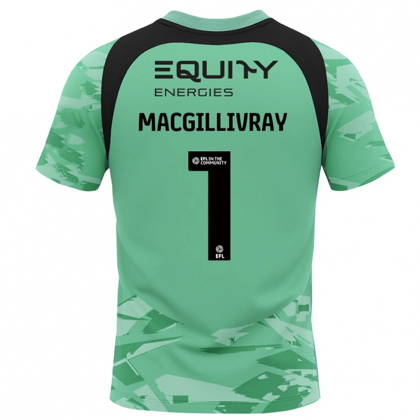 Danxen Kinderen Craig MacGillivray #1 Lichtgroen Glack Keepersshirt 2025/26 T-Shirt België