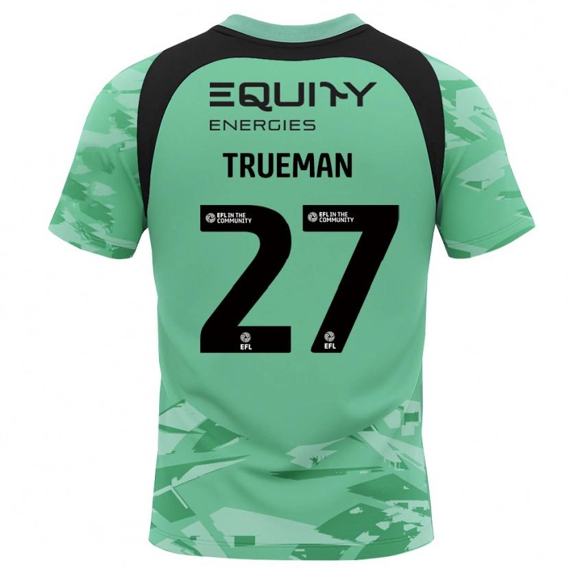 Danxen Kinderen Connal Trueman #27 Lichtgroen Glack Keepersshirt 2025/26 T-Shirt België