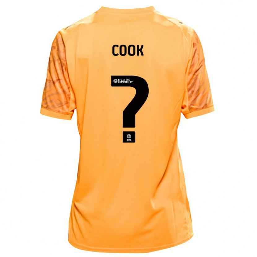 Danxen Kinderen Cook #0 Oranje Zwart Keepersshirt 2025/26 T-Shirt België