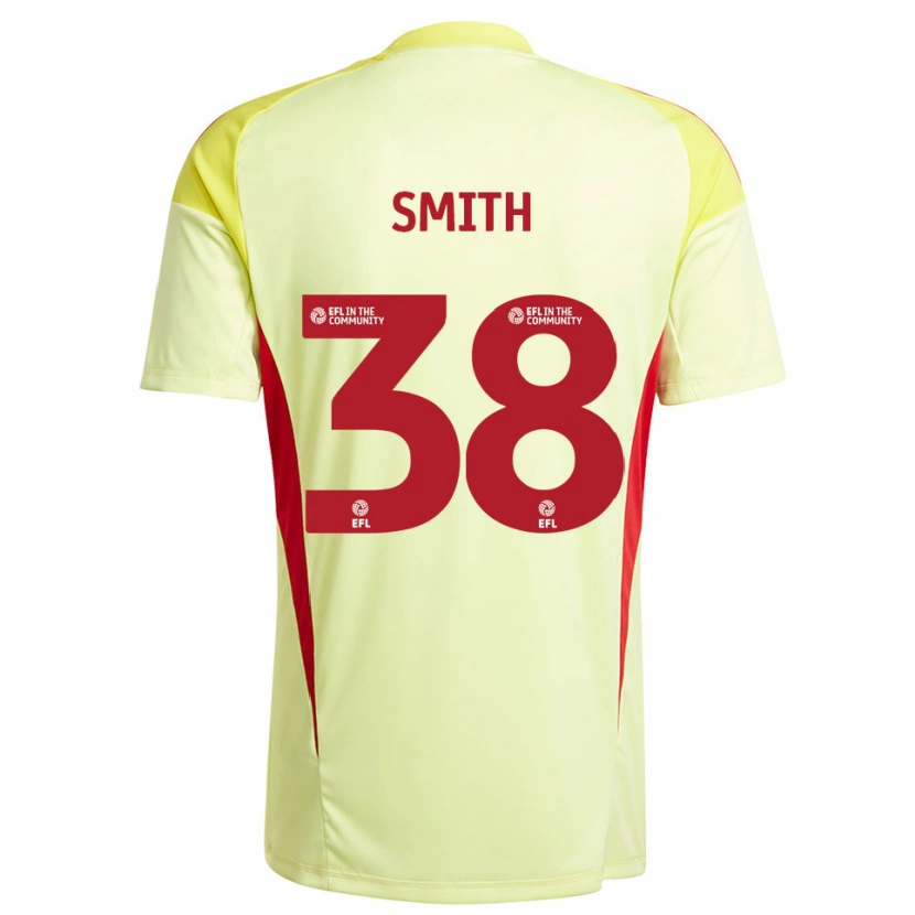 Danxen Kinderen Sam Smith #38 Lichtgeel Keepersshirt 2025/26 T-Shirt België