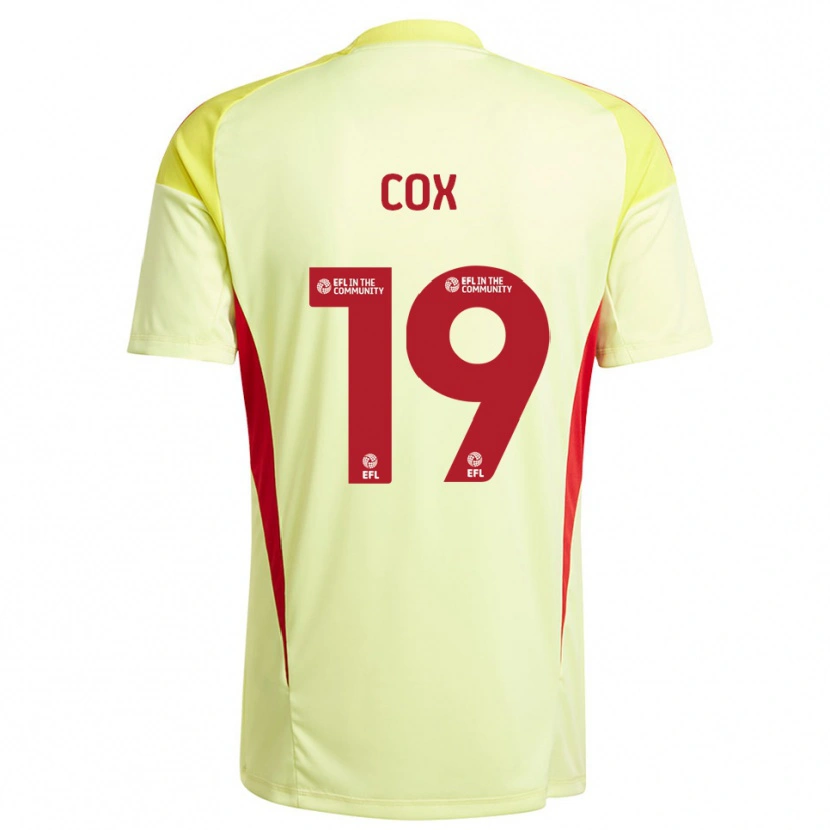 Danxen Kinderen Hannah Cox #19 Lichtgeel Keepersshirt 2025/26 T-Shirt België