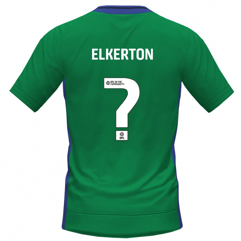 Danxen Kinderen Ava Elkerton #0 Groen Blauw Keepersshirt 2025/26 T-Shirt België