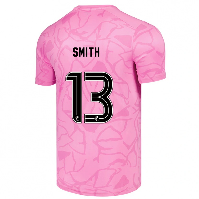Danxen Kinderen Jordan Smith #13 Roze Zwart Keepersshirt 2025/26 T-Shirt België