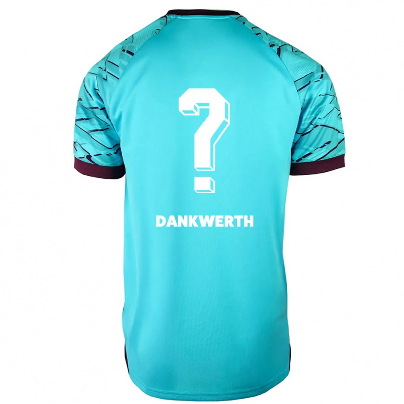 Danxen Kinderen Bendix Dankwerth #0 Hemelsblauw Paars Keepersshirt 2025/26 T-Shirt België