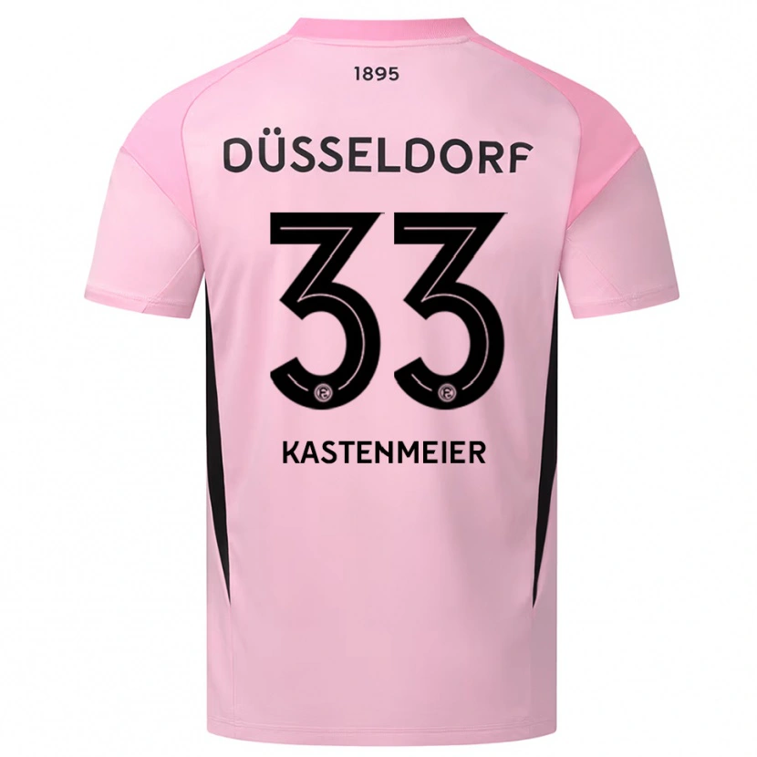 Danxen Kinderen Florian Kastenmeier #33 Roze Zwart Keepersshirt 2025/26 T-Shirt België