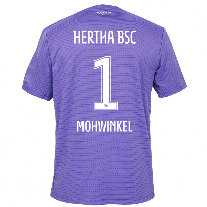 Danxen Kinderen Maximilian Mohwinkel #1 Paars Wit Keepersshirt 2025/26 T-Shirt België