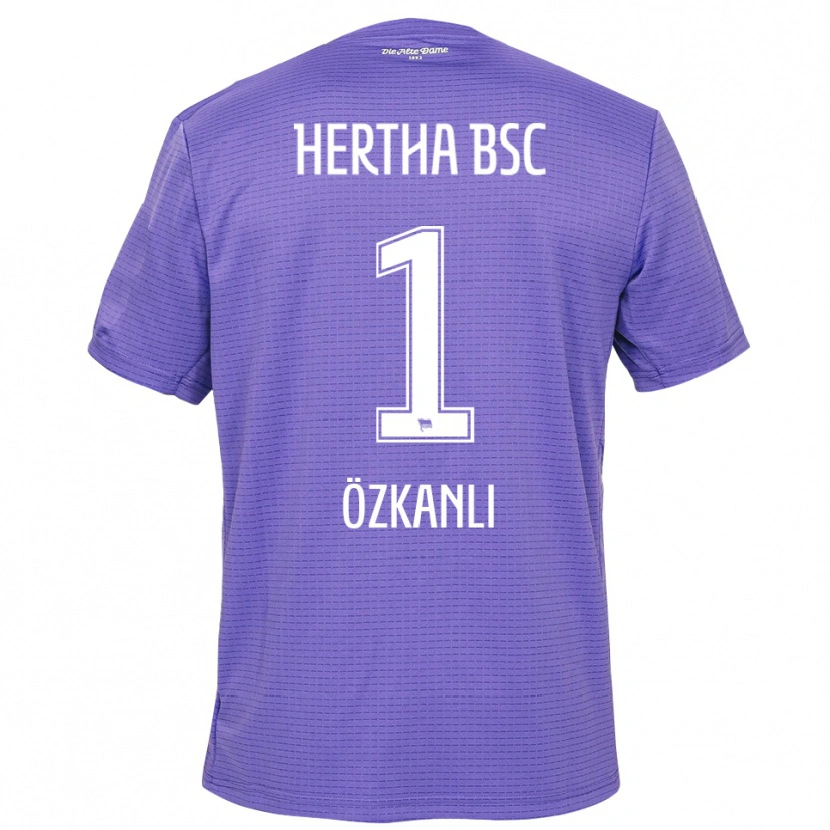 Danxen Kinderen Burak Özkanli #1 Paars Wit Keepersshirt 2025/26 T-Shirt België
