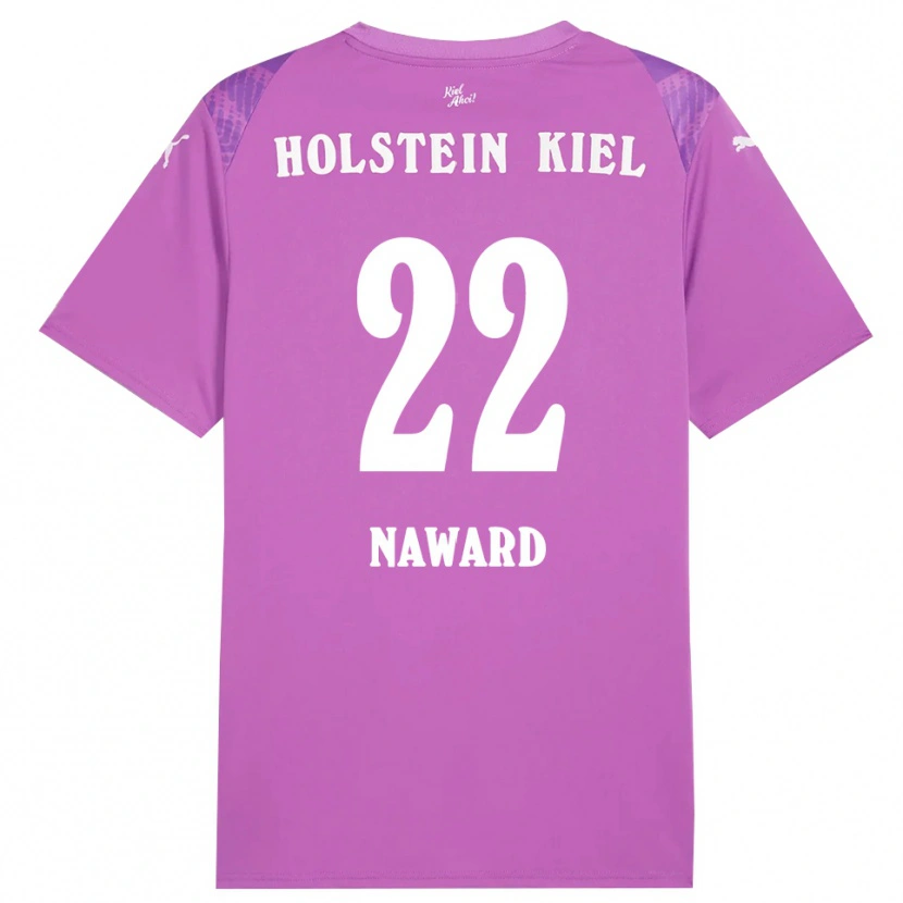 Danxen Kinderen Lela Naward #22 Paars Wit Keepersshirt 2025/26 T-Shirt België