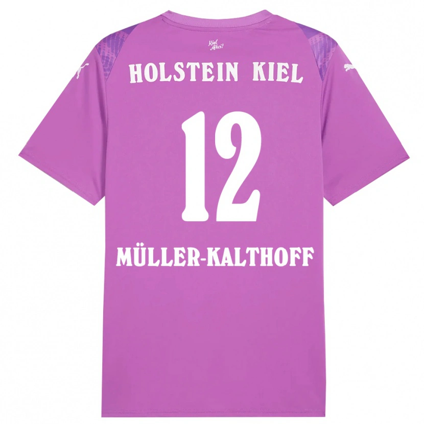Danxen Kinderen Henrie Müller-Kalthoff #12 Paars Wit Keepersshirt 2025/26 T-Shirt België
