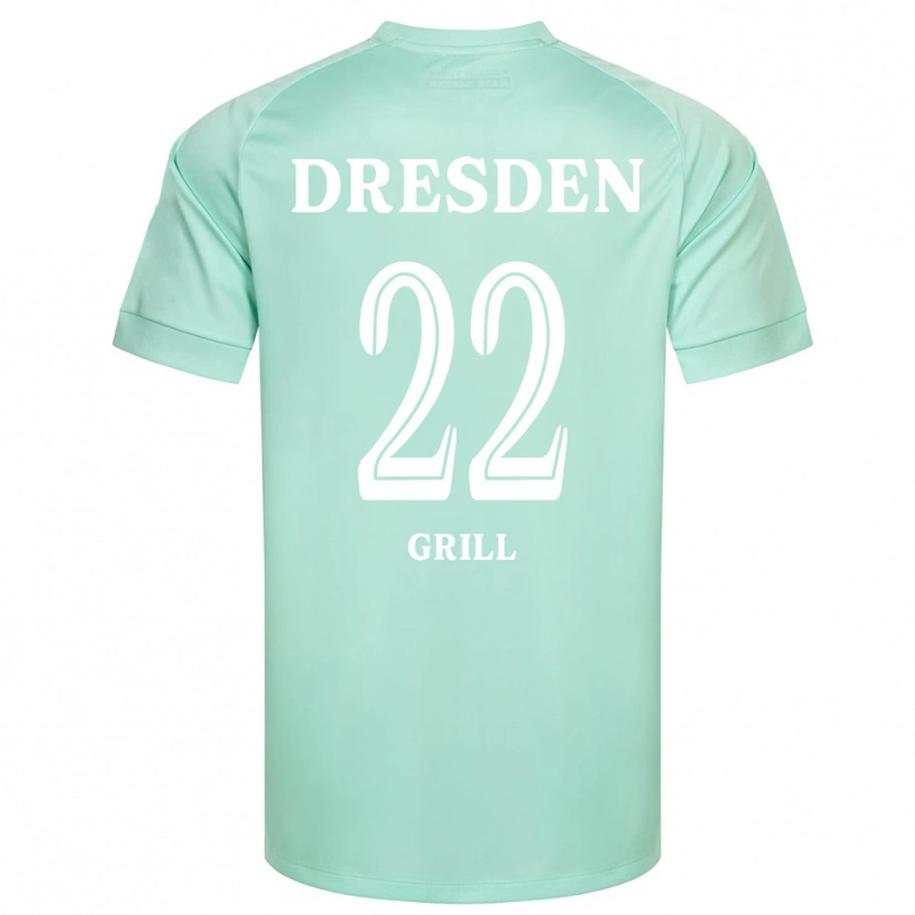 Danxen Kinderen Lennart Grill #22 Licht Groen Wit Keepersshirt 2025/26 T-Shirt België