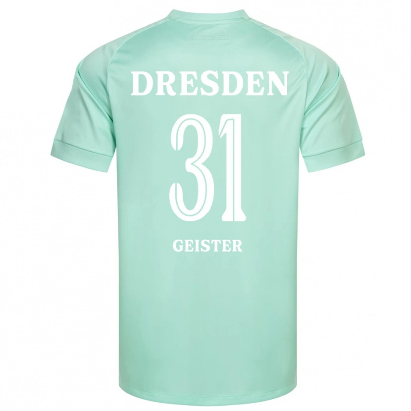 Danxen Kinderen Jannis Geister #31 Licht Groen Wit Keepersshirt 2025/26 T-Shirt België