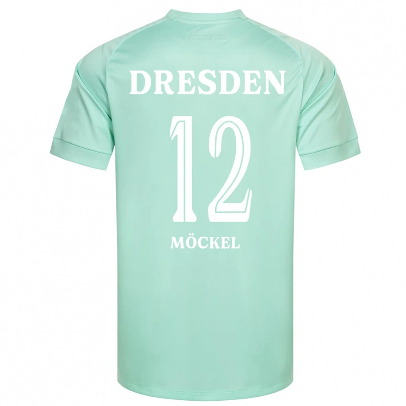 Danxen Kinderen Richard Möckel #12 Licht Groen Wit Keepersshirt 2025/26 T-Shirt België