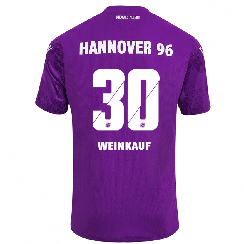 Danxen Kinderen Leo Weinkauf #30 Paars Wit Keepersshirt 2025/26 T-Shirt België
